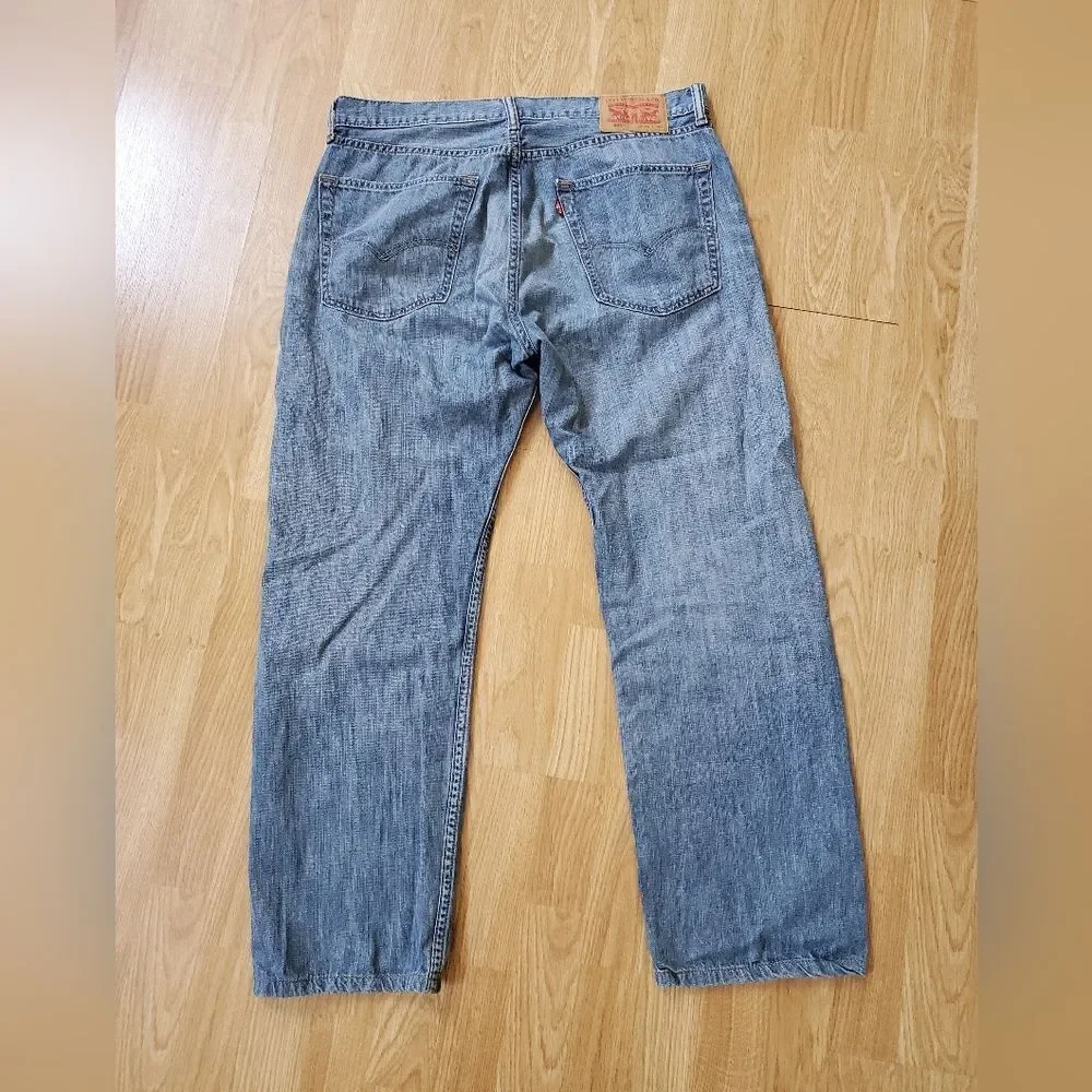 Levi's 505 Regular-Fit Straight Leg Jeans sz 36x28